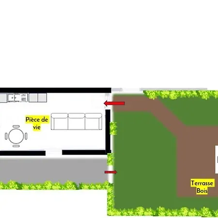 T2, Picculu - Jardin, Piscina, 4 Pers, Parking Apartament