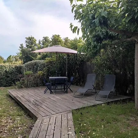 F2 Avec Jardin U Picculu Acces Piscine Sporting Club Apartment